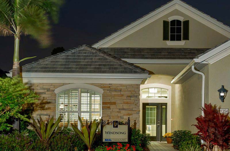Windsong Model Home in Estero Place by Neal Communities